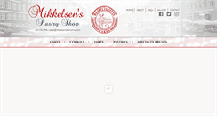 Desktop Screenshot of mikkelsenspastryshop.com
